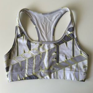Nike DRI-FIT Sports Bra with Graphic Logos
